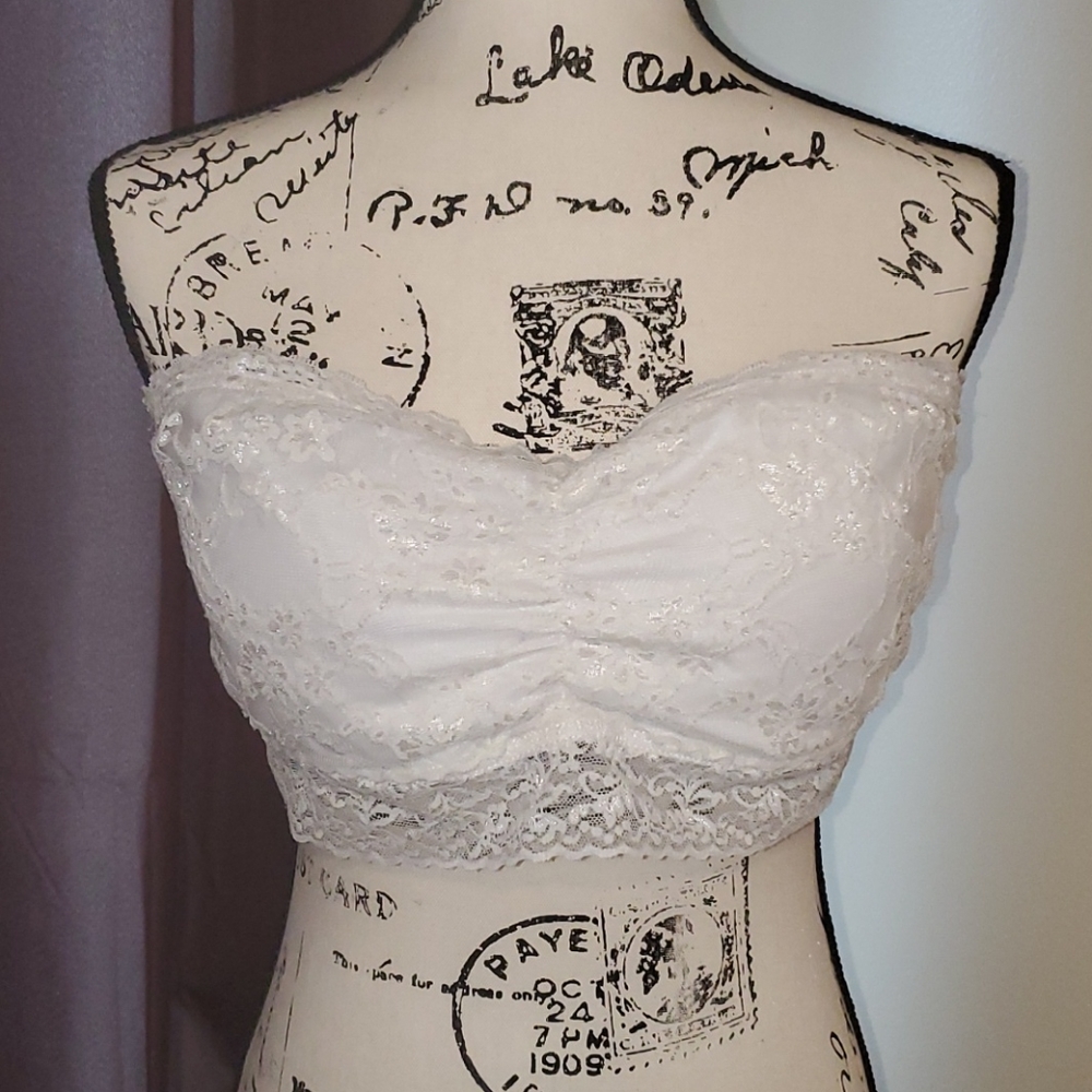 White Lace Bandeaus